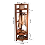 ALTO Wooden Corner Garment Rack-Walnut - Image 8