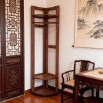 ALTO Wooden Corner Garment Rack-Walnut - Image 7