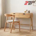 [Package] ALWINA Wooden Study Set-Natural