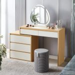 ANVIL Extendable Dressing Table Set With Mirror - Image 2