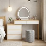 ANVIL Extendable Dressing Table Set With Mirror