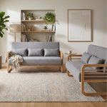AURELIA 2 + 3 Seater Pet Friendly Sofa Set-Grey - Image 3