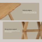 ALFORD Live Edge Side Table-Light Walnut - Image 9