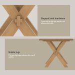 ALFORD Live Edge Side Table-Light Walnut - Image 8