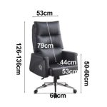 B601 Pu High Back Director Chair-Black - Image 2