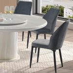 BERGEN Pet Friendly Fabric Dining Chair-2 Colors - Image 3