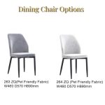 BERGEN Pet Friendly Fabric Dining Chair-2 Colors - Image 6