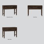 BRAVO 120cm Wooden Console Table-Walnut - Image 6