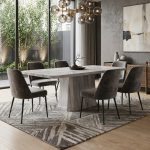 CARRARA 180cm Marble Dining Table - Image 4