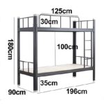 CARVER Bunk Bed Double Decker-Black - Image 2