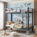 CARVER Bunk Bed Double Decker-Black