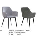 METRO Pet Friendly Dining Arm Chair-Dark Grey - Image 2