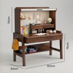 COBI 120cm Smart Study Desk-Walnut - Image 5