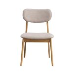 COMO Pet Friendly Fabric Dining Chair-Natural - Image 3