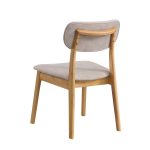 COMO Pet Friendly Fabric Dining Chair-Natural - Image 5