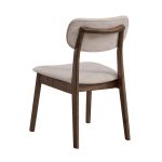 COMO 4 Seater Pet Friendly Fabric Dining Set-Walnut - Image 7