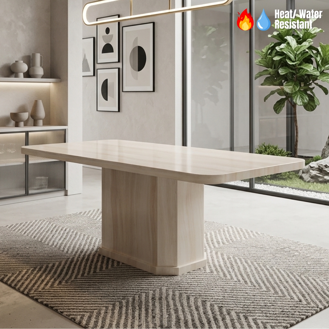 Calacatta 200 TABLE MAIN CALACATTA 150/180/200cm Marble Dining Table - Image 1