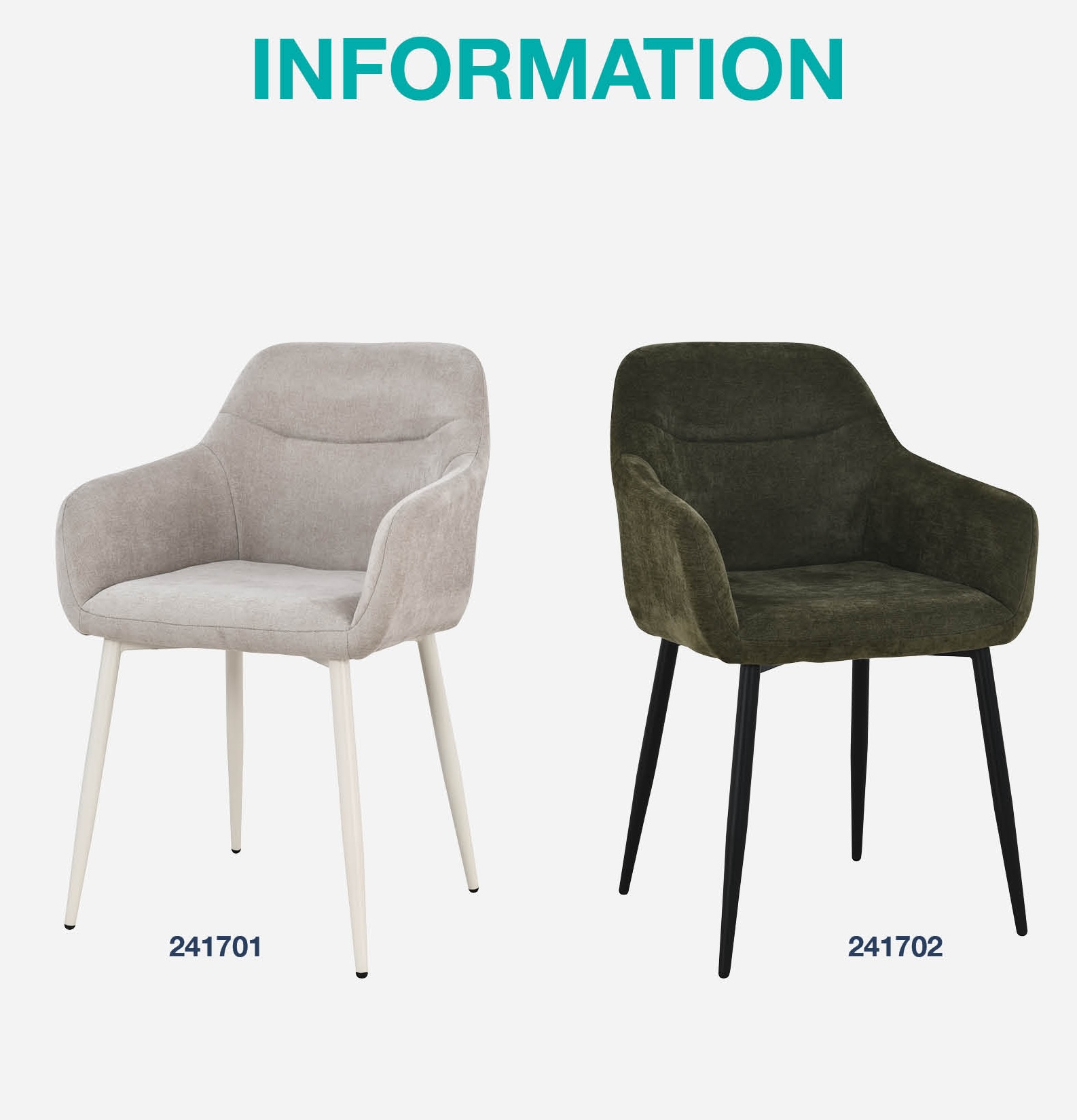 [Set of 2] CORDY Dining Arm Chair-Silk Grey - Image 11
