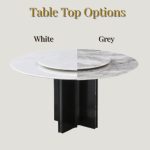 CASSIO 8 Seater Crystal Marble Round Table - Image 5