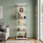 DUX 1 Glass Door Display Cabinet-White