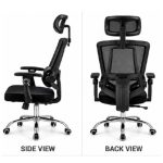 E623 Mesh High Back Office Chair-Black - Image 3