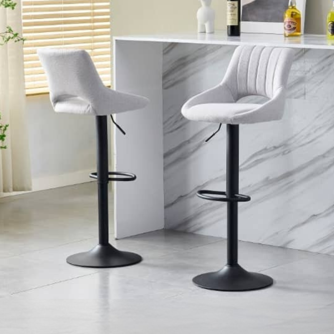 EDWD5888(L.GRAY)-PF EDWD5888(BC-FBEI)S000BC Bar Chair - 2 colors - Beige - Image 1