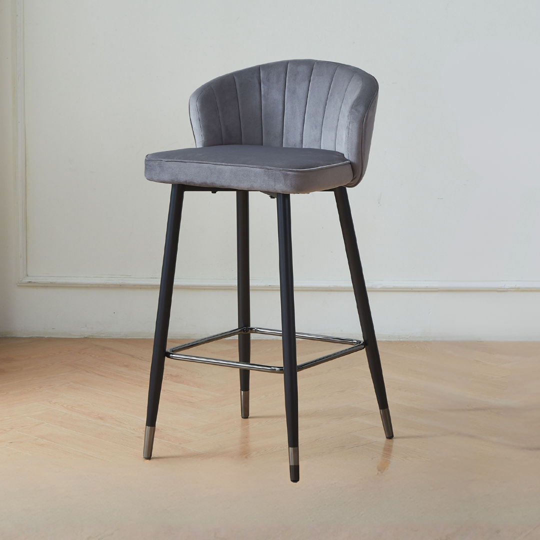 EDWD5998(BC-FGRY)S000BC-1 EDWD5998(BC-FGRY)S000BC Bar Chair - Grey - Image 1