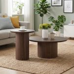 EMERALD Wooden Occasional Table-Walnut