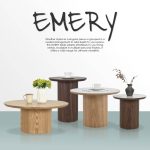 EMERALD Wooden Occasional Table-Walnut - Image 9