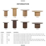 EMERALD Wooden Occasional Table-Walnut - Image 8