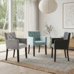FINO Dining Arm Chair-3 Colors
