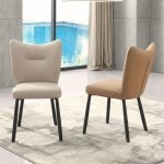 GABLE Pet Friendly PU Dining Chair-2 Colors - Image 6