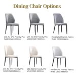 GOBI Artificial Marble 6 Seater Dining Set - Image 4
