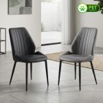 HAKONE Pet Friendly PU Dining Chair-2 Colors