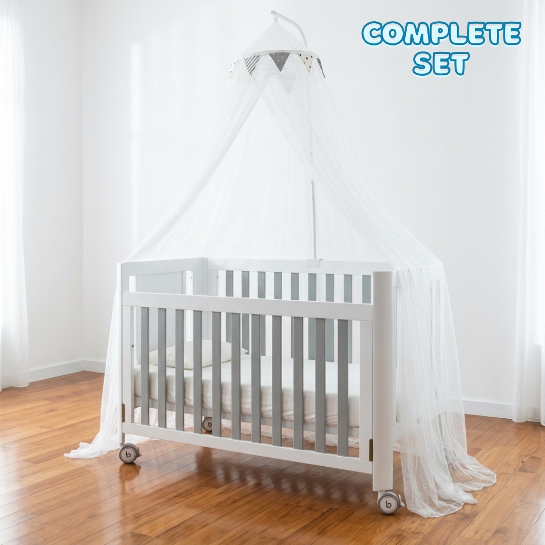 JOYCE COT-1 JOYCE 4 In 1 Convertible Baby Cot Set - Image 1