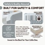 JOYCE 4 In 1 Convertible Baby Cot Set - Image 6