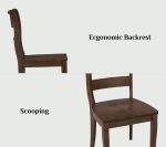 KIVIN 4 Seater Dining Set-Cocoa - Image 10