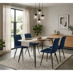 KOVE 160cm Boat Shaped Dining Table-Natural - Image 9