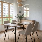 KOVE 160cm Boat Shaped Dining Table-Natural - Image 10