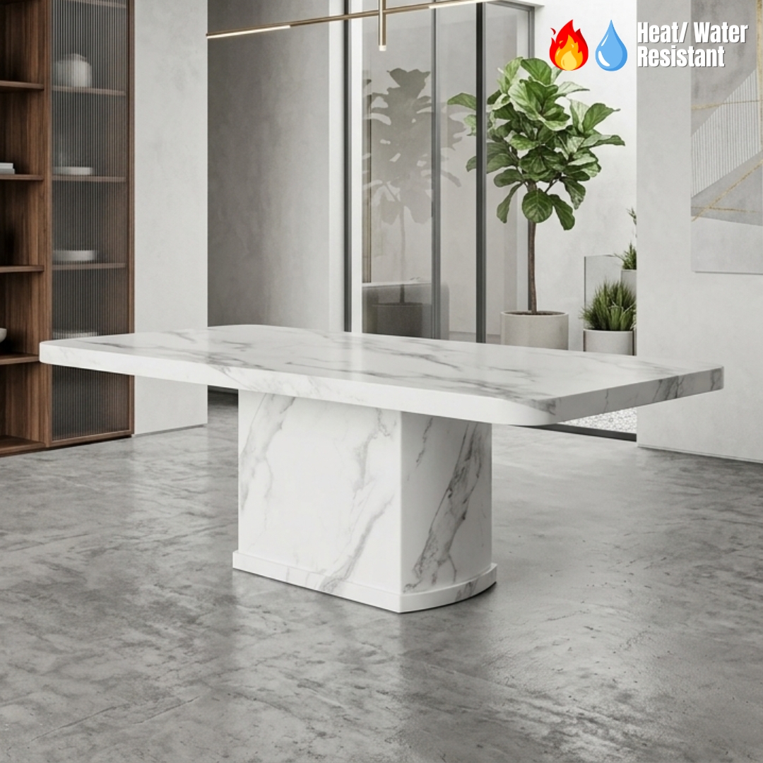 LIVORNO 200CM-1 LIVORNO 200cm Marble Dining Table - Image 1