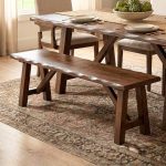 LOGAN 137CM Wooden Live Edge Bench-Walnut - Image 2