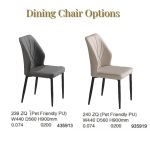 LOOP Pet Friendly PU Dining Chair-2 Colors - Image 6