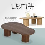 LEITO 130cm Freeform Coffee Table-Natural - Image 12