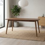 MIAMO 120/ 150cm Full Solid Wood Dining Table-Walnut
