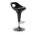 [Set of 2] MISHA 29" High Back Swivel Bar Chair-Black - Image 4