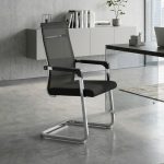 OC6020 Mesh Back Visitor Chair-Black