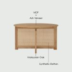 ORING D80cm Round Coffee Table-Natural - Image 3