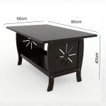 PAULIN 90cm Coffee Table-Wenge - Image 3