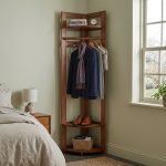 ALTO Wooden Corner Garment Rack-Walnut - Image 10