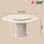 RITZ D135/150cm Marble Round Table - Image 6